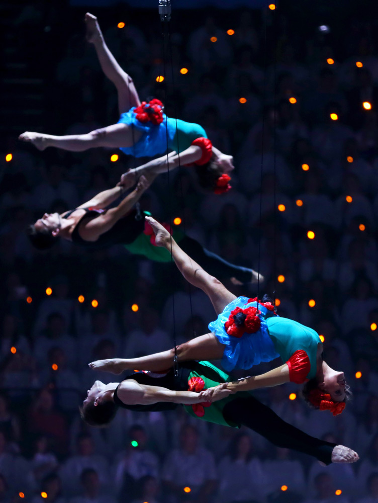 Церемония закрытия XVI чемпионата мира по водным видам спорта в Казани