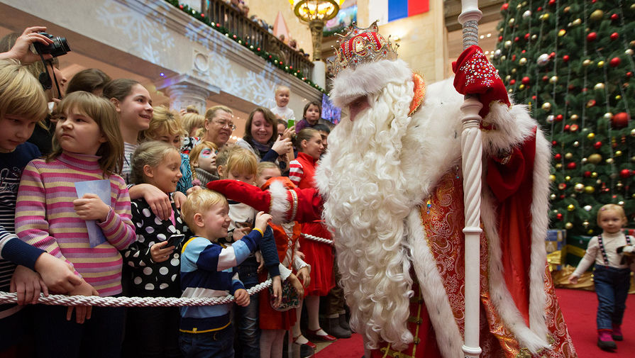 Встреча главного Деда Мороза с&nbsp;детьми в&nbsp;Центральном детском магазине Москвы