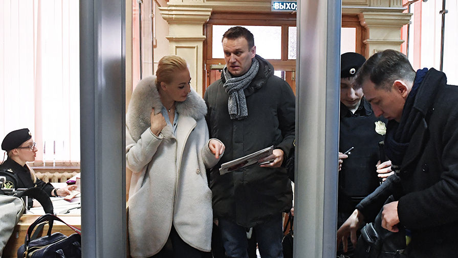 Алексей Навальный с&nbsp;супругой Юлией 