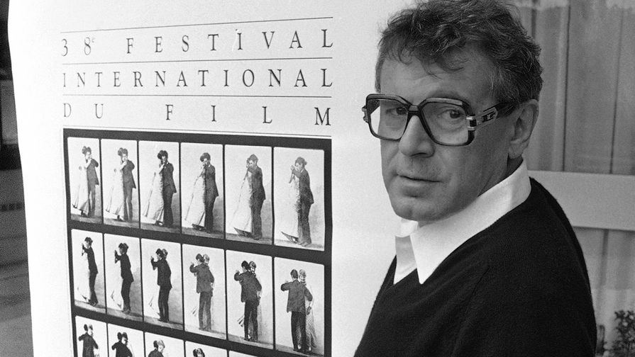 Председатель жюри 38-го Каннского кинофестиваля МИлош Форман, 1985 год 