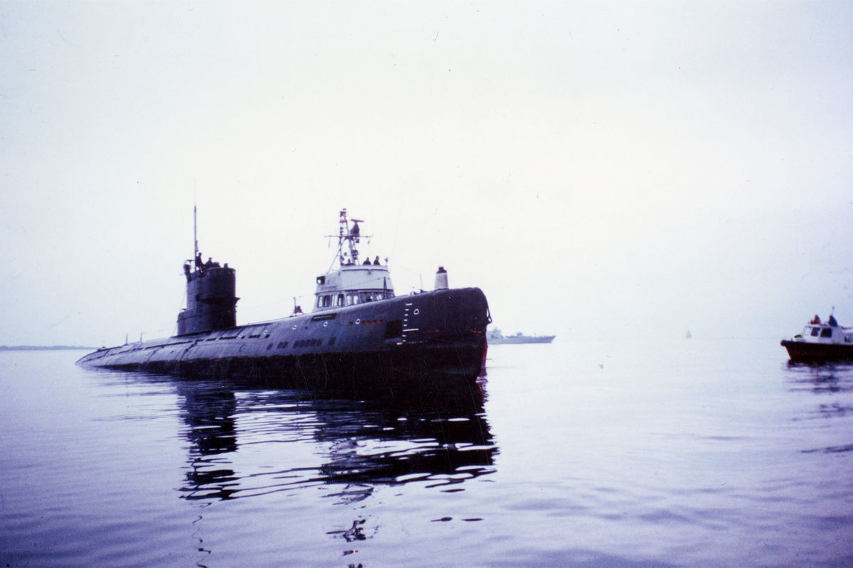 Подводная лодка С-363 на мели