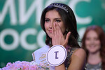 Первая Вице-мисс Россия 2023 Елизавета Дудина (Тольятти) на церемонии награждения финалисток конкурса «Мисс Россия 2023»