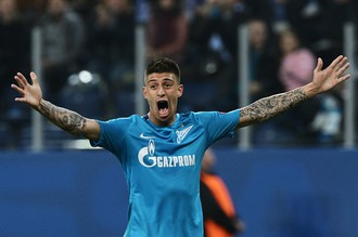 Игрок «Зенита» Эмильяно Ригони