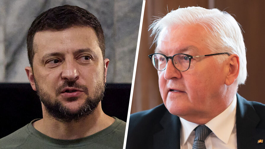 Зеленский заявил об обсуждении с Штайнмайером наращивания военной поддержки Украины