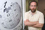 Джимми Уэйлс в офисе «Википедии» во Флориде, 2006 год