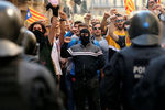 Столкновения с полицией в Барселоне, 29 сентября 2018 года