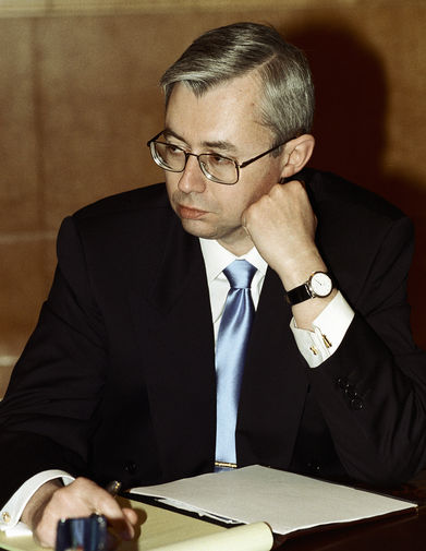 Генеральный директор телекомпании НТВ Игорь Малашенко, 1997 год