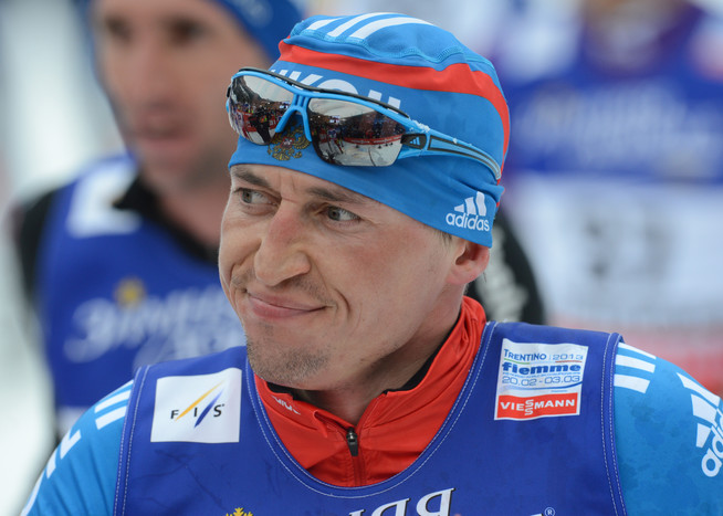 Александр Легков всю гонку шел в&nbsp;группе лидеров, но в&nbsp;итоге не смог побороться за&nbsp;медали