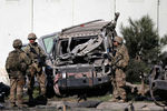 На месте взрыва у посольства США в Кабуле