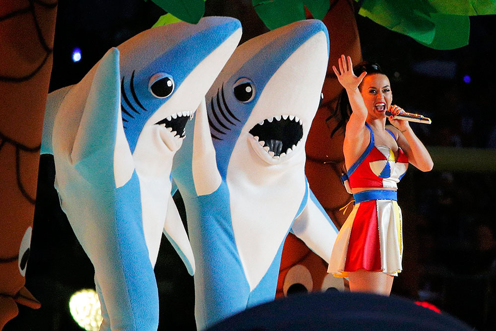 Выступление Кэти Перри на Super Bowl 2015