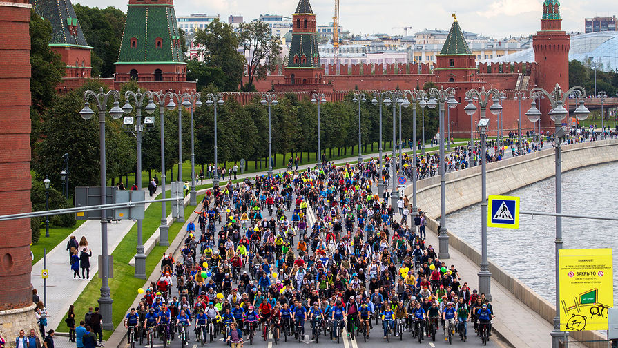 Участники осеннего велопарада в&nbsp;Москве, 17&nbsp;сентября 2017&nbsp;года
