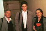 Денис Мацуев с родителями, 1998 год