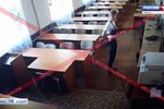 Нападение на колледж в Керчи. Скриншот видео с камер наблюдения.
