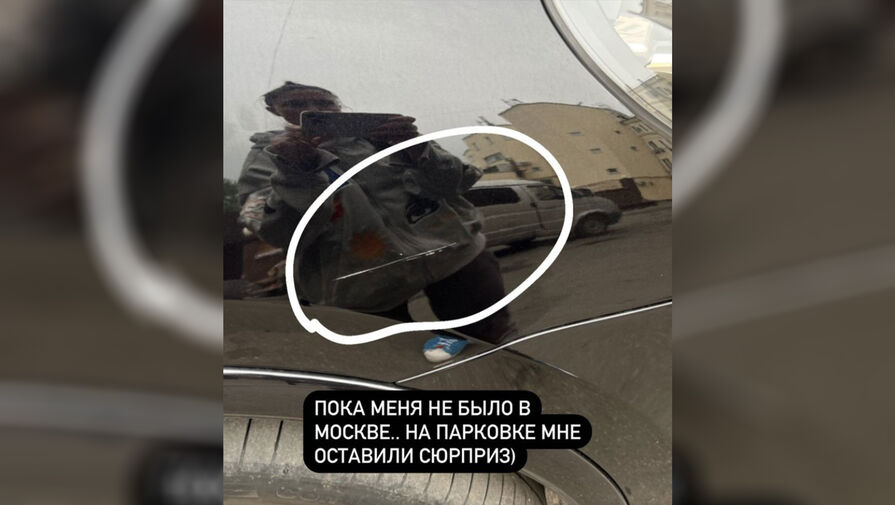 Агата Муцениеце пожаловалась, что ее машину повредили