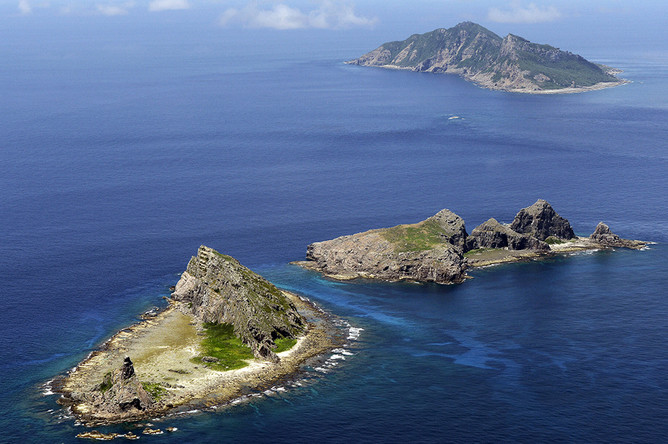 Острова Сенкаку (Дяоюйдао) в Восточно-Китайском море, которые Япония и Китай считают своими