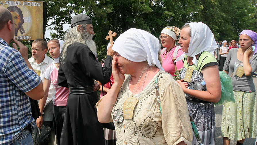 Участницы крестного хода в&nbsp;Киевской области