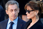 Бывший президент Франции Николя Саркози и его жена Карла Бруни-Саркози