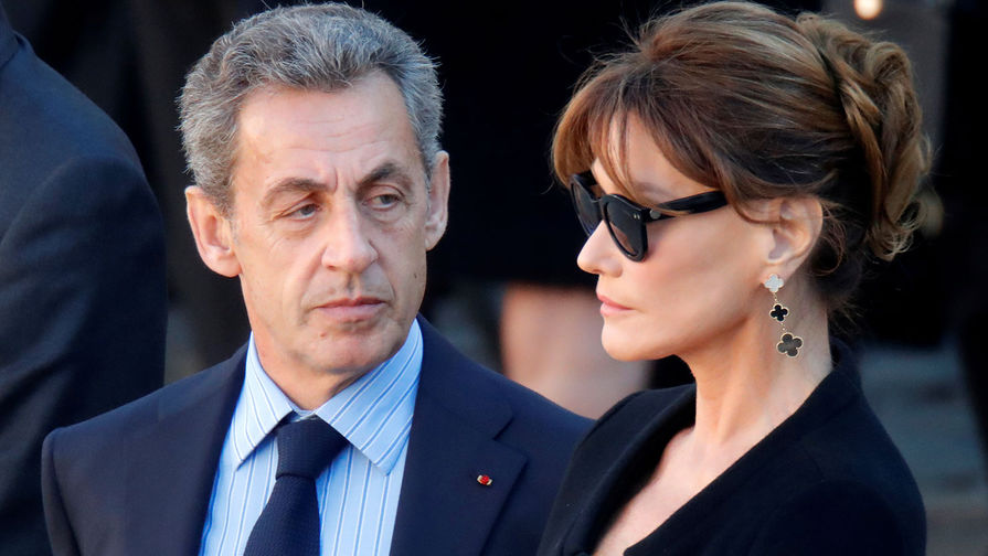 Бывший президент Франции Николя Саркози и его жена Карла Бруни-Саркози