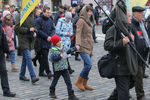 Участники «Марша Достоинства» в Киеве, посвященного 6-летней годовщине событий на Майдане, 20 февраля 2020 года