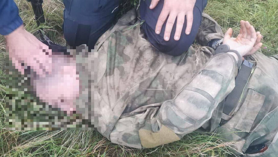 Росгвардия показала фотографии задержания мужчины, стрелявшего в Калужской области