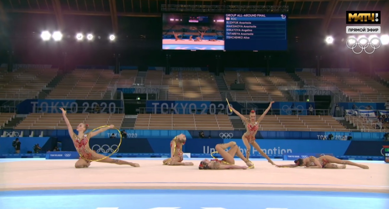 Россиянки проиграли золото в группе по художественной гимнастике - Газета.Ru