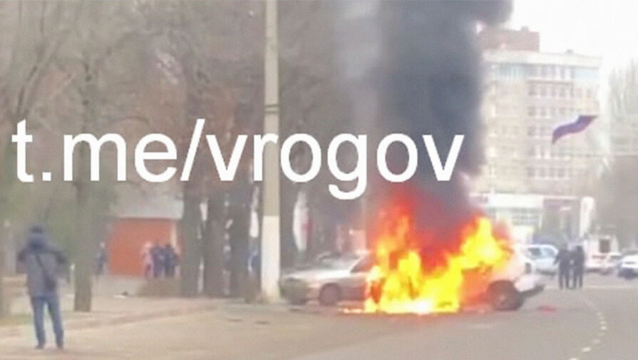 Рогов назвал взрыв автомобиля в центре Мелитополя терактом