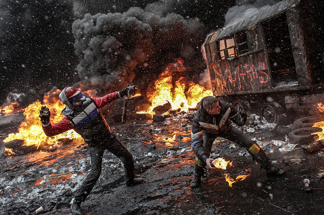 Столкновения в Киеве в январе 2014 года