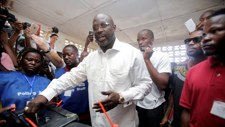 Джордж Веа на&nbsp;выборах президента Либерии