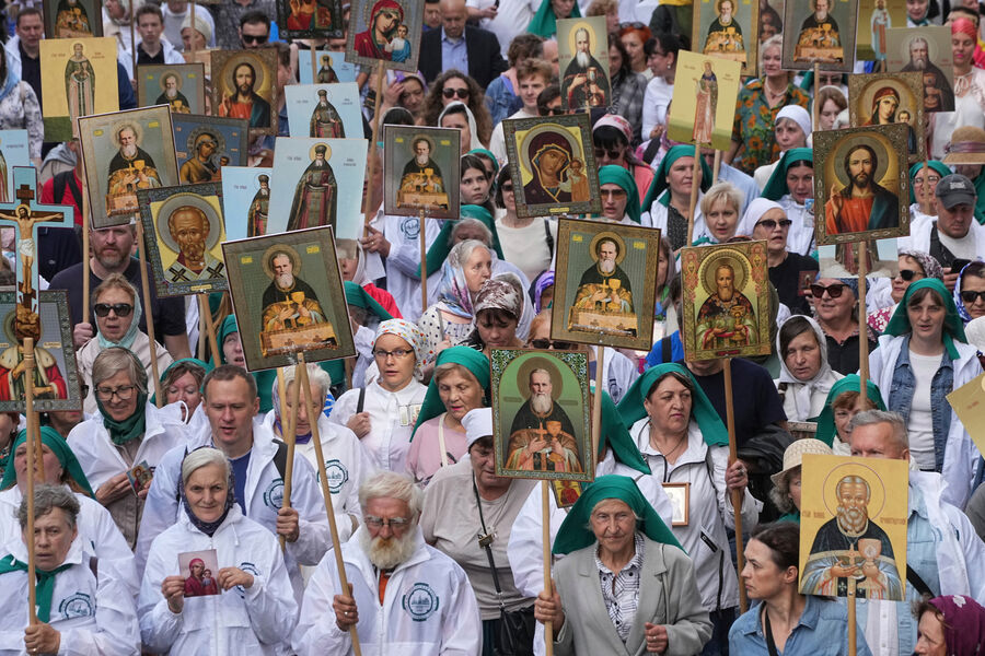 Крестный ход в&nbsp;День памяти князя Александра Невского в&nbsp;Санкт-Петербурге, 12&nbsp;сентября 2025&nbsp;года