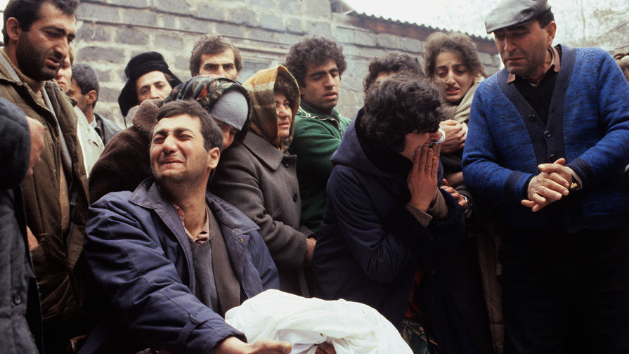 Последствия землетрясения в&nbsp;городе Спитак, Армения, 1988 год