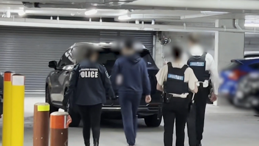 Полиция Австралии показала видео задержания 