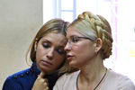 Тимошенко с дочерью Евгенией в суде