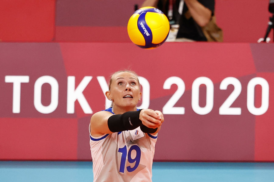 Российская волейболистка Анна Подкопаева на Олимпийских играх в Токио