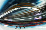 Конькобежцы из Нидерландов во время Олимпийских игр в Сочи, 2014 год