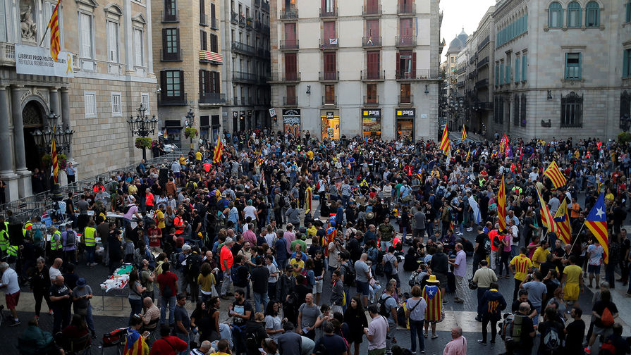 Столкновения с&nbsp;полицией в&nbsp;Барселоне, 29 сентября 2018 года