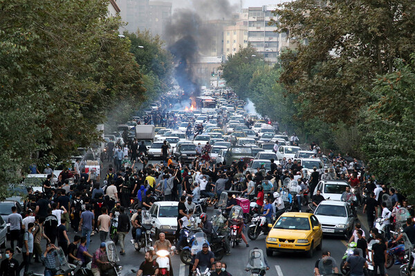 Протесты в&nbsp;Тегеране, Иран, 21&nbsp;сентября 2022&nbsp;года
