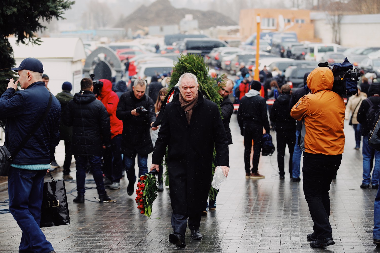 Церемония прощания с Юлией Началовой