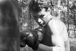 Борис Лагутин во время тренировки, 1964 год