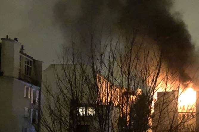 Пожар в Париже, 5 февраля 2019 года
