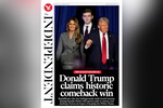 Обложка британского издания The Independent, посвященная победе Дональда Трампа на выборах в США