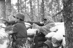 Советские солдаты на рубеже. Карелия, 1939 год