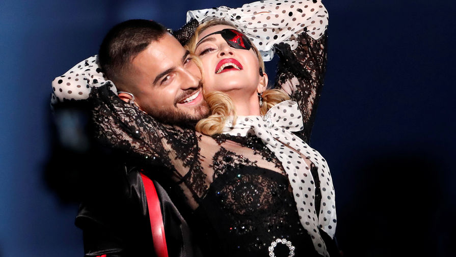 Мадонна во время выступления на Billboard Music Awards, 1 мая 2019 года