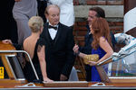 Актер Билл Мюррей покидает 5-звездочный отель Cipriani перед отправлением на церемонию бракосочетания