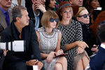 Марио Тестино, Анна Винтур и Мария Шарапова на показе Chanel