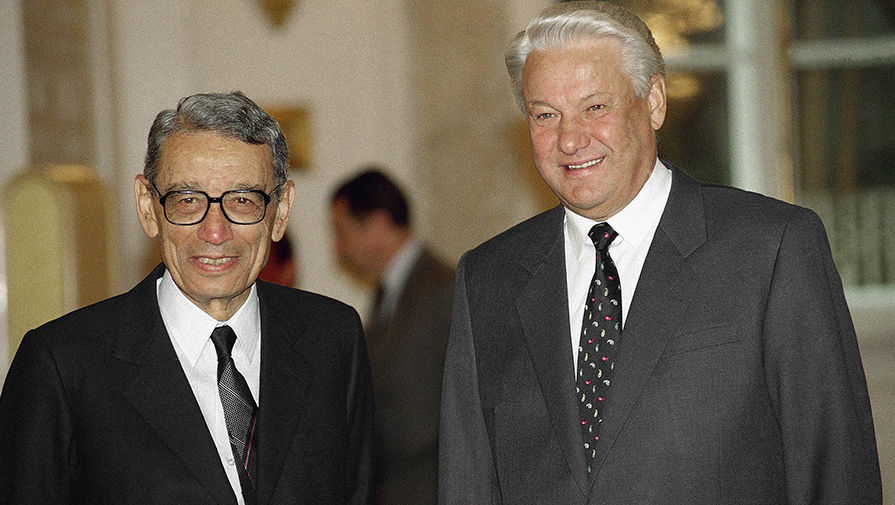 Бутрос Бутрос-Гали и Борис Ельцин, 1992 год