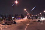 Последствия аварии с участием легкового автомобиля и автовоза в Калужской области, 11 февраля 2018 года
