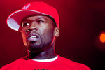 50 Cent во время выступления на музыкальном фестивале в Швейцарии, 2009 год