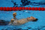 Японский пловец Косуке Хагино стал олимпийским чемпионом на дистанции 400 м «комплексом». Серебро завоевал американец Чейз Калиш, а бронза досталась еще одному представителю Японии Дайа Сето.