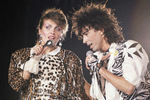 Лайма Вайкуле и Валерий Леонтьев во время исполнения песни Раймонда Паулса «Вернисаж», 1987 год