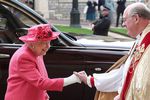 Королева Елизавета прибывает на свадьбу, 18 мая 2019 года
